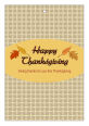 Leaves Thanksgiving Rectangle Hang Tag 1.875x2.75